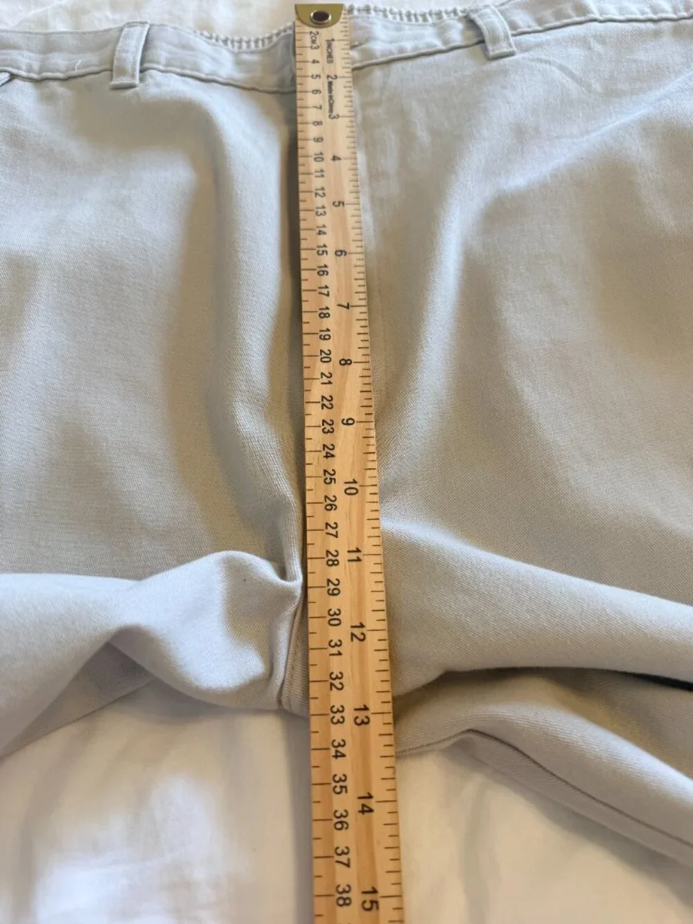 44x29 Khaki Beige Taupe Comfort Expandable Stretched Elastic Waist Men Pants